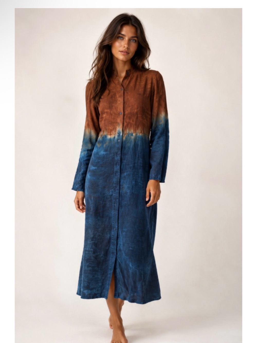 NWT// CLOTH & STONE FOR ANTHROPOLOGIE OMBRE MIDI SIZE XL